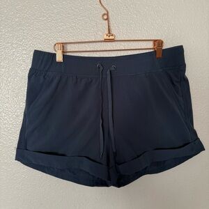 Champion Women's Athletic Navy Shorts Size L drawstring pull on
